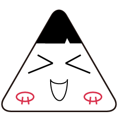[LINEスタンプ] naive rice ball