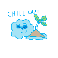 [LINEスタンプ] cloud man！