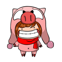 [LINEスタンプ] Trotters girl