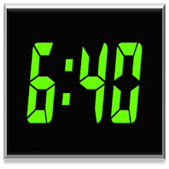 [LINEスタンプ] 時間スタンプpart3(6:40〜9:55)の画像（メイン）