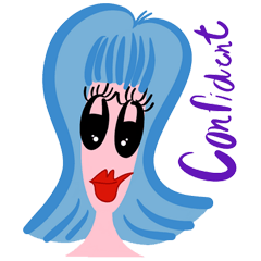 [LINEスタンプ] Confident No.4