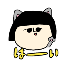 [LINEスタンプ] サチエたん 〜犬も猫もどっちも好きなの〜