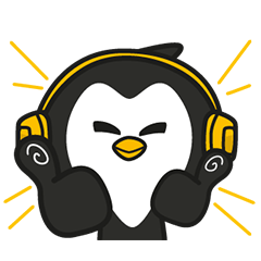 [LINEスタンプ] Gamer Penguin