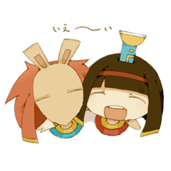 [LINEスタンプ] セトとネフティス