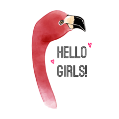[LINEスタンプ] flami girl
