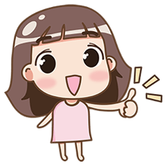 [LINEスタンプ] Lovely girl Amachan