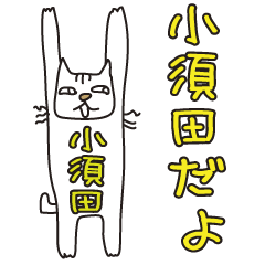 [LINEスタンプ] ばんざい猫 小須田用 修正版の画像（メイン）