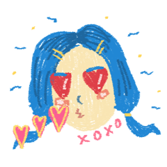 [LINEスタンプ] have a colorful day 