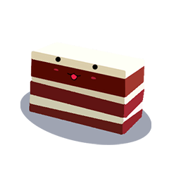 [LINEスタンプ] Red Velvet cake