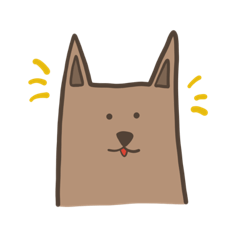 [LINEスタンプ] My easy dog