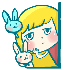 [LINEスタンプ] yukolin-Yellow Bonnie