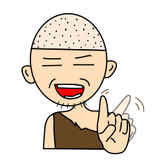 [LINEスタンプ] Uncle Caveman