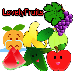 [LINEスタンプ] LovelyFruits