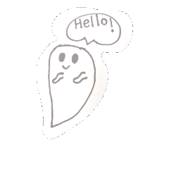 [LINEスタンプ] Lovely goast