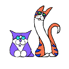 [LINEスタンプ] Howie and Loki