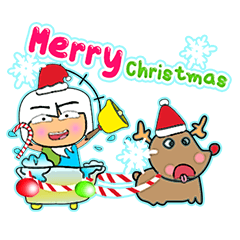 [LINEスタンプ] Furuki.^^17Merry Christmas.