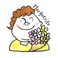 [LINEスタンプ] Margaret daily life