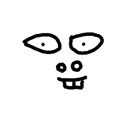 [LINEスタンプ] crazy_face