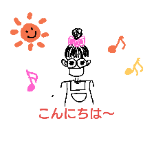 [LINEスタンプ] 店長あやちゃん