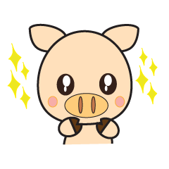 [LINEスタンプ] 豚の兄弟の日常生活