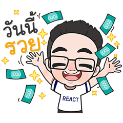 [LINEスタンプ] React Team Ver.2