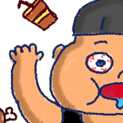 [LINEスタンプ] Fat brother