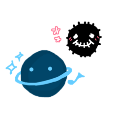 [LINEスタンプ] lonely star