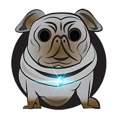 [LINEスタンプ] Pug Naughty