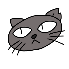 [LINEスタンプ] 野良猫のソックス