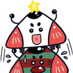 [LINEスタンプ] CHU whimsical world (Christmas articles)