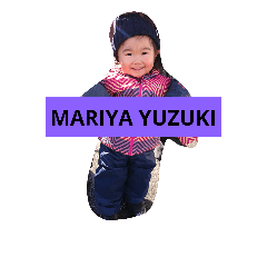 [LINEスタンプ] mariya-yuzuki