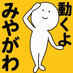 [LINEスタンプ] 動くよ みやがわ スタンプ