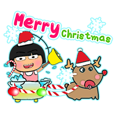 [LINEスタンプ] Hiroshi HO！17Merry Christmas.