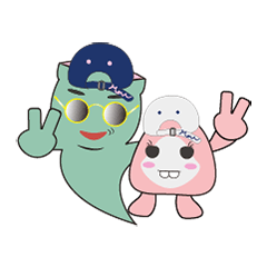 [LINEスタンプ] Fake ghost and fake strange