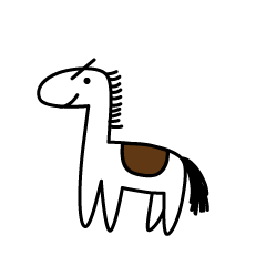 [LINEスタンプ] God Horse