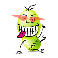 [LINEスタンプ] Mr. Green Happy Man By Andrew