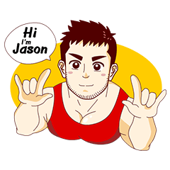 [LINEスタンプ] Jason and Friends