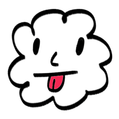 [LINEスタンプ] the emoji of cloud