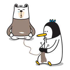 [LINEスタンプ] Penguin ＆ Bear
