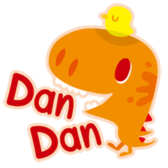 [LINEスタンプ] Bird Dinosaur-Dan Danの画像（メイン）