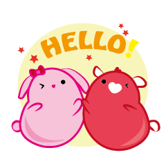 [LINEスタンプ] We are happy friends