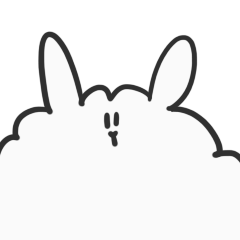 [LINEスタンプ] Click and get cute rabbit