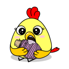 [LINEスタンプ] vivi chick chick