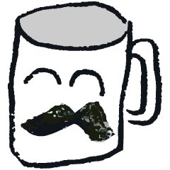 [LINEスタンプ] I am Mr. cup.