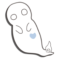 [LINEスタンプ] Ghost-Cute Bai