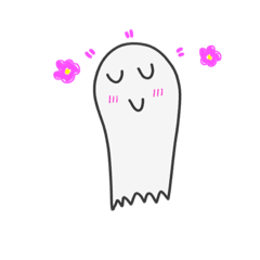 [LINEスタンプ] Cutie Little ghost