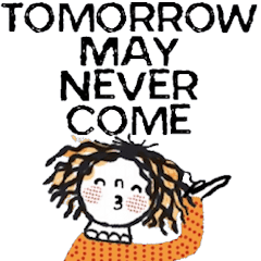 [LINEスタンプ] Kukoy, Tomorrow may never come. Eng-Aniの画像（メイン）