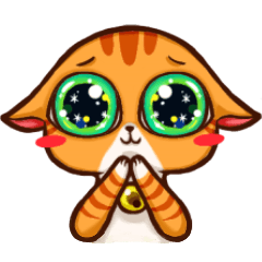 [LINEスタンプ] Deka cat's daily life