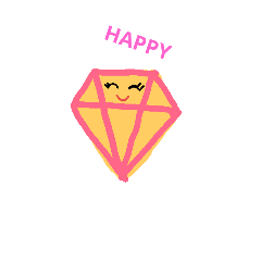 [LINEスタンプ] GOLD  DIAMOND