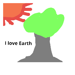 [LINEスタンプ] I love Earth 1